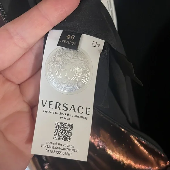 NEW $2,825 POP Animal PRINT VERSACE MINI LEOPARD DRESS 8 46 - Picture 12 of 16